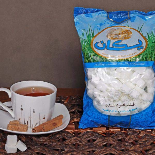 قند خرد شده ۷۰۰ گرمی یکان - صنعت غذا اطمینان