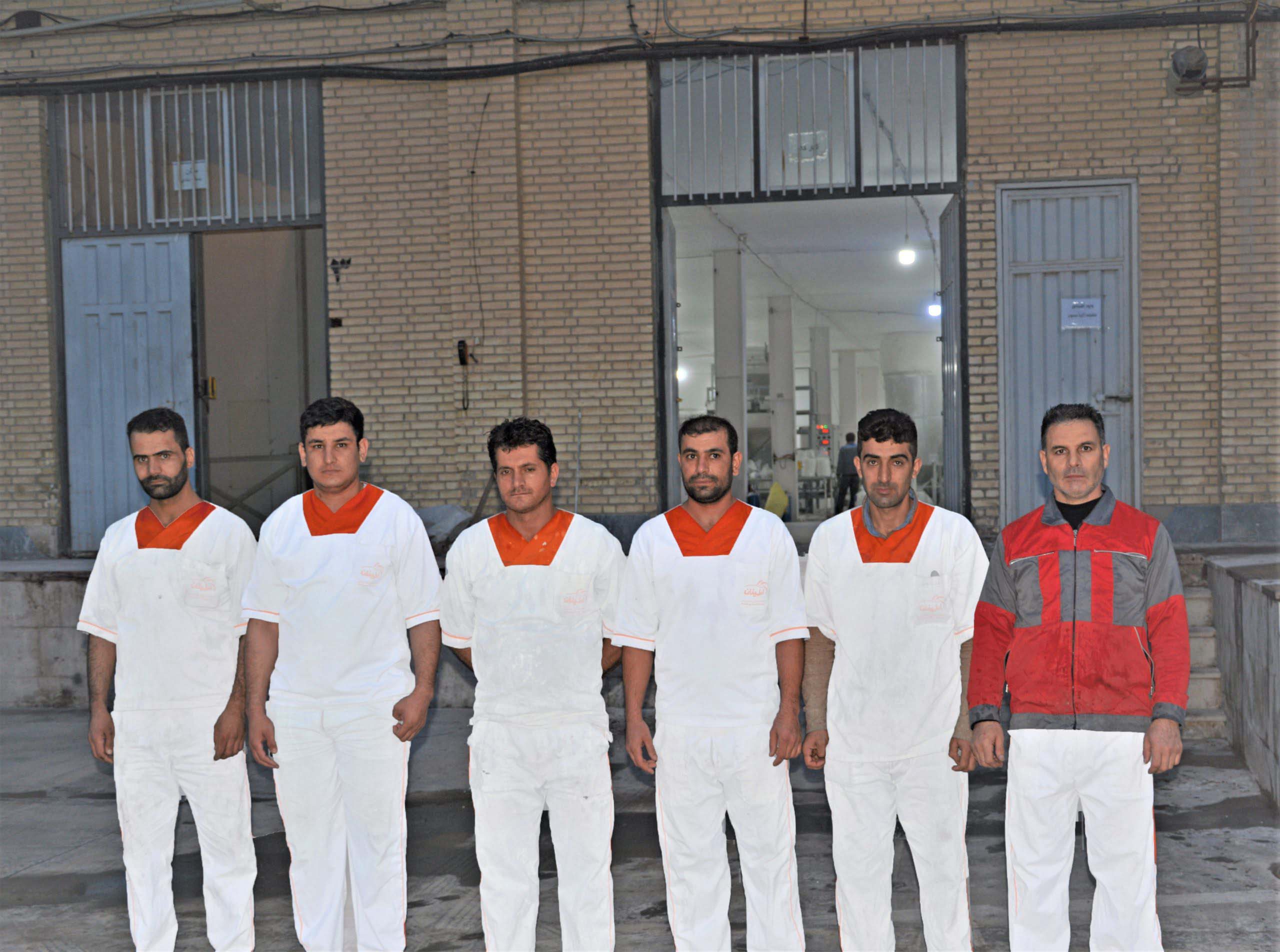 پرسنل کارخانه صنعت غذا اطمینان